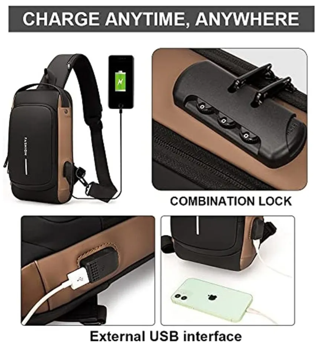 Bolso Antirrobo Con Candado